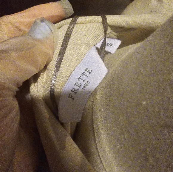 Frette Luxury NWT 2026 Spring Beige Blue Pajamas Top/Short Pants! 💝 - Picture 6 of 17